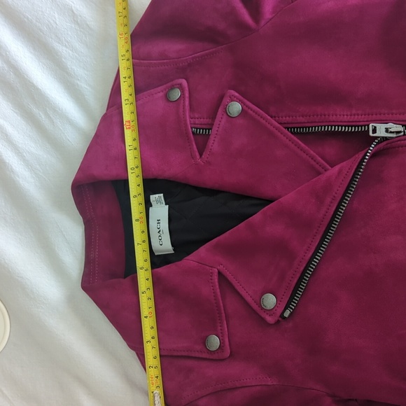 Coach Suede Moto Jacket - Picture 11 of 14